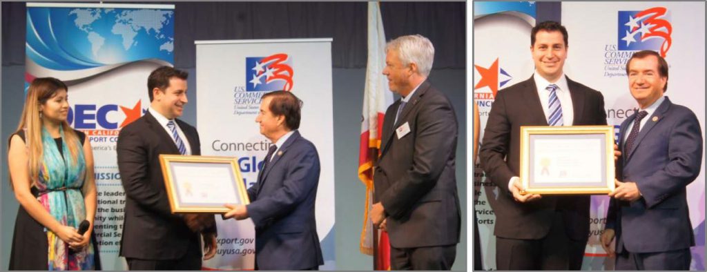 REPRESENTATIVE ED ROYCE HONORS ASTROPHYSICS, INC. WITH EXPORT ACHIEVEMENT AWARD